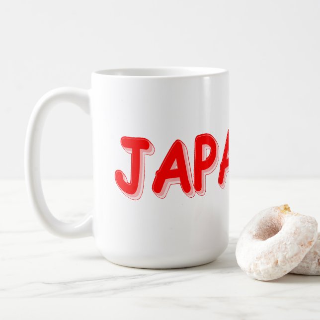 Mug "JAPONAIS" Joli Design. Commandez dès maintenant  (Avec donut)