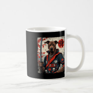 Mug Japonais Samurai Pitbull Tattoo Kawaii Ukiyo-e Nin