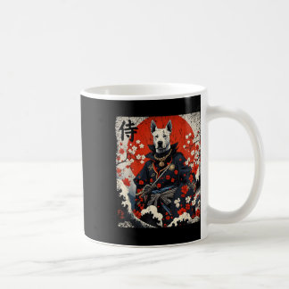 Mug Japonais Samurai Pitbull Tattoo Kawaii Ukiyo-e Nin