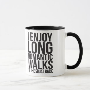 Mug J'Apprécie Les Longues Marches Romantiques Jusqu'A