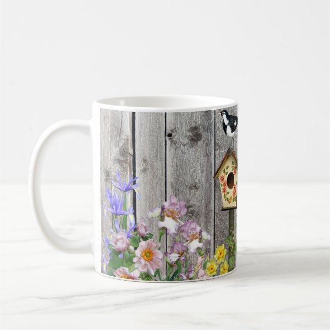 Mug Jardin aux fleurs Birdhouse (Gauche)