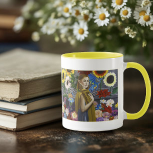 Mug Jardin aux fleurs de Dragon Elf