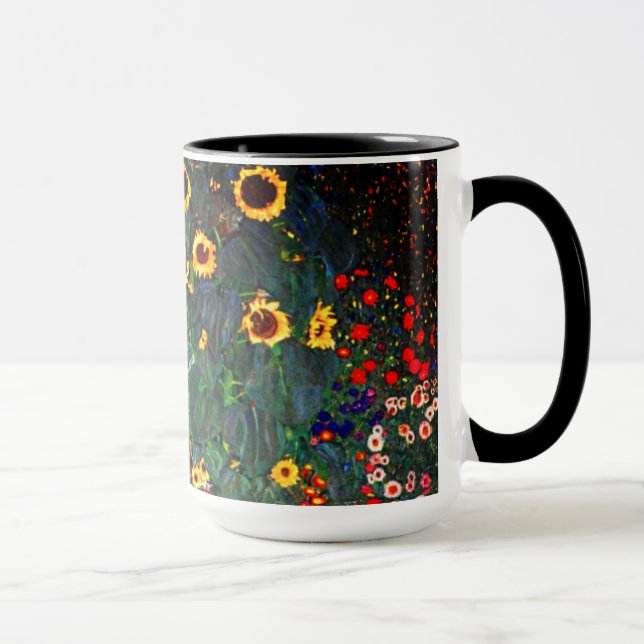 Mug Jardin aux fleurs Gustav Klimt (Droite)