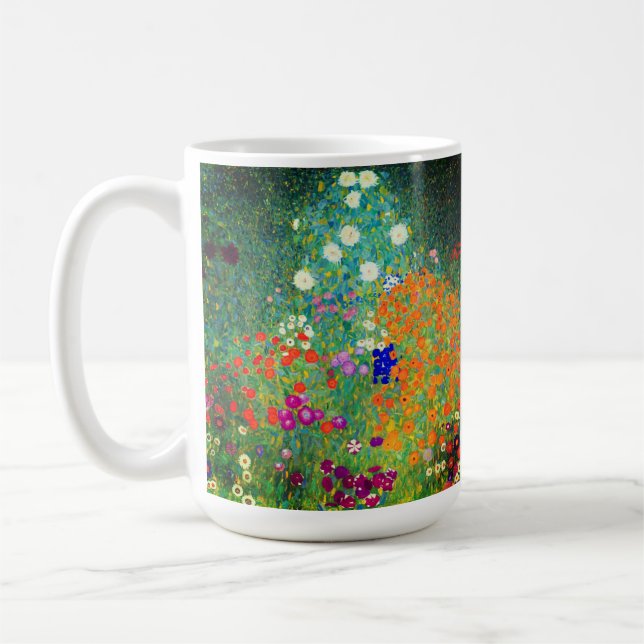 Mug Jardin aux fleurs Gustav Klimt (Gauche)