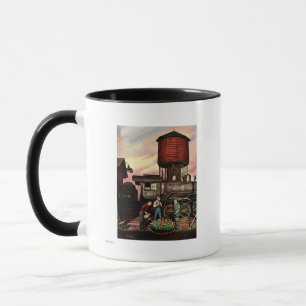 Mug Jardin d'agrément de yard de train par Stevan
