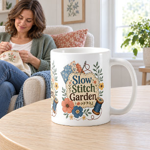 Mug Jardin de couture lente Cottagecore floral