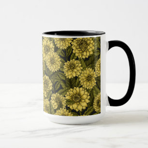 Mug Jardin de Dahlia jaune