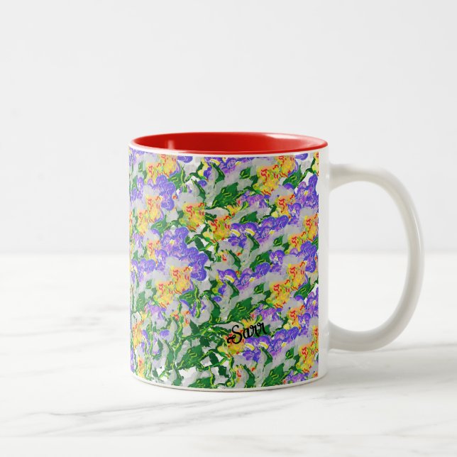 Mug : Jardin De Fleurs (Droit)