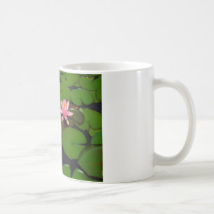 Mug Jardin de fleurs de laine d'eau de lotus rose,