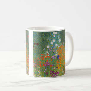 Mug Jardin de fleurs par Gustav Klimt