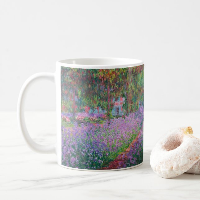 Mug Jardin de l'artiste à Giverny par Claude Monet (Avec donut)