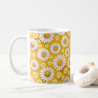 Mug Jardin de marguerites dorées