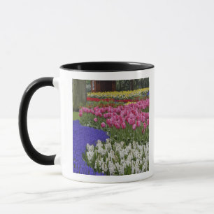 Mug Jardin de muscaris, de jacinthes et de tulipes,
