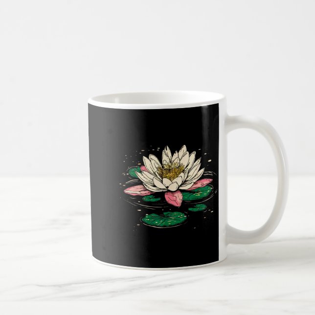 Mug Jardin de nénuphars et lotus fleur de naissance de (Droite)