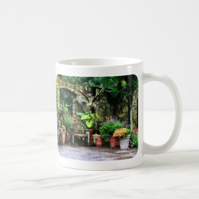 Mug Jardin de Patio sous la pluie (Droite)