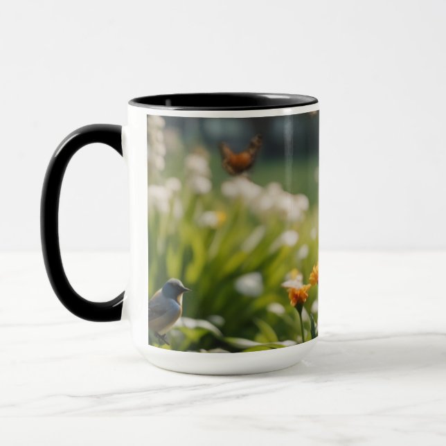 Mug Jardin de printemps (Gauche)
