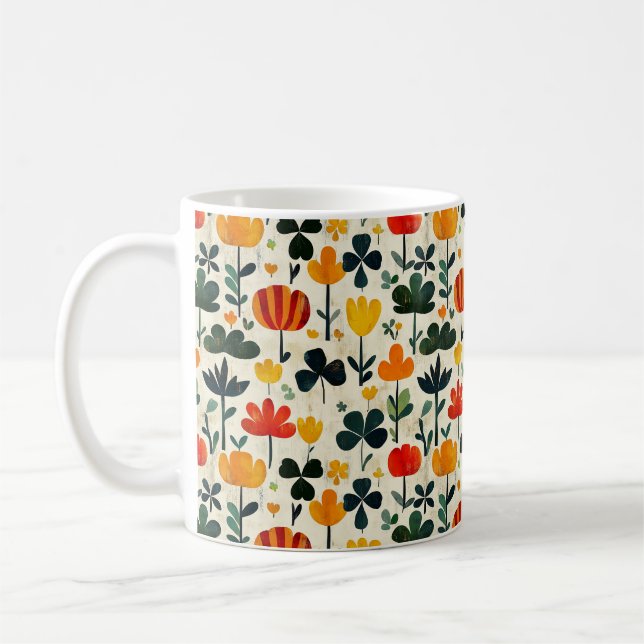 Mug Jardin de Trèfle Folklorique (Gauche)