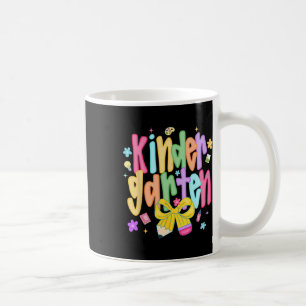 Mug Jardin d'enfants Arc Crayon Fleurs Drôle Retour à