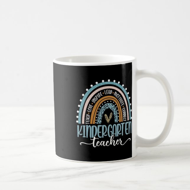 Mug Jardin D'Enfants Professeur Leopard Rainbow Premie (Droite)