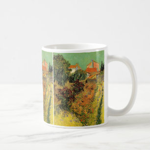 Mug Jardin derrière une maison par Vincent van Gogh