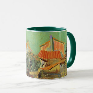 Mug Jardin derrière une maison par Vincent van Gogh