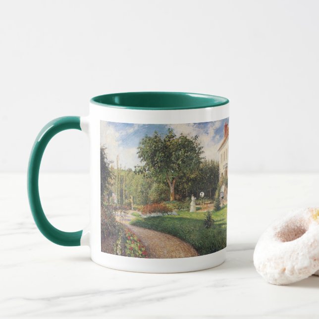 Mug Jardin des Mathurins à Pontoise de Pissarro (Avec donut)