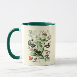 Mug Jardin des papillons et des fleurs