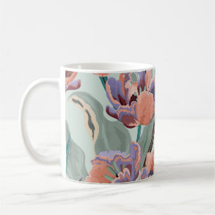 Mug Jardin des tulipes : Grandes Fleurs Vintages