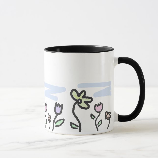 Mug Jardin en pastel (Droite)