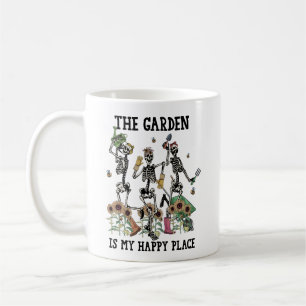 Mug Jardin Est Mon Heureux Endroit Trois Skeletons Dan