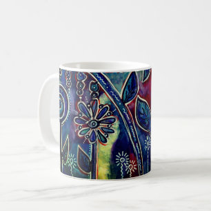 Mug Jardin Fleur de Lotus fantasmagorique Art original