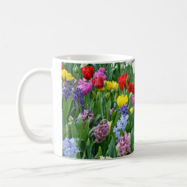 Mug Jardin fleuri coloré (Gauche)