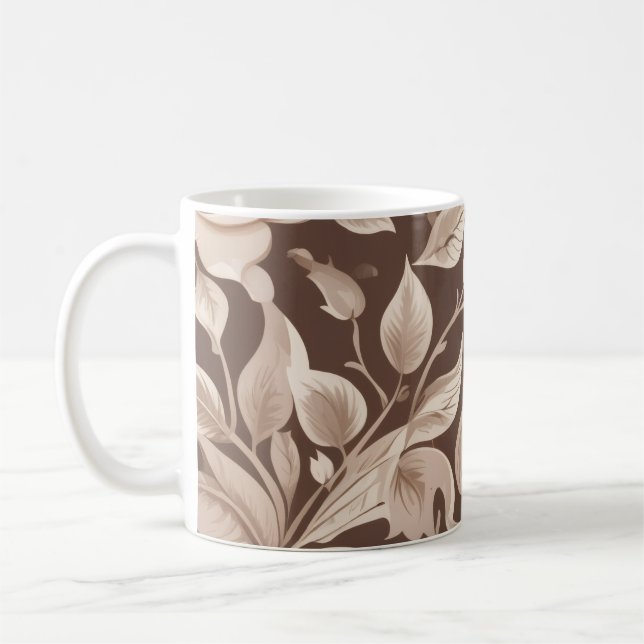 Mug Jardin Floral Mocha (Gauche)