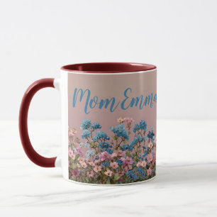 Mug Jardin Floral Printanier Vintage pour Maman