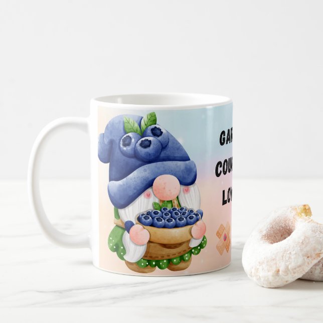 Mug Jardin Génome, pour les amoureux de Gnome, (Avec donut)