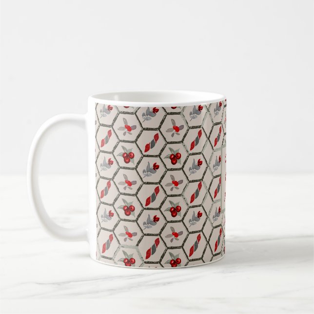Mug Jardín hexagonal: (Gauche)
