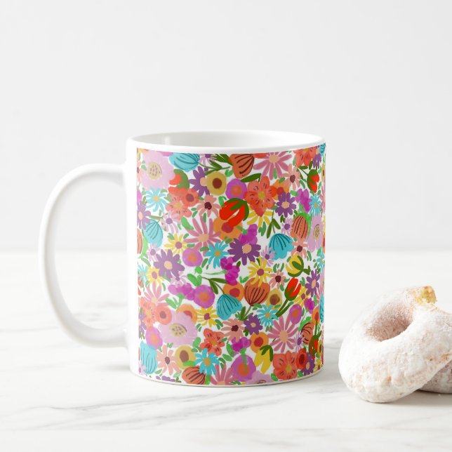Mug Jardin Joyeux en Fleur (Avec donut)