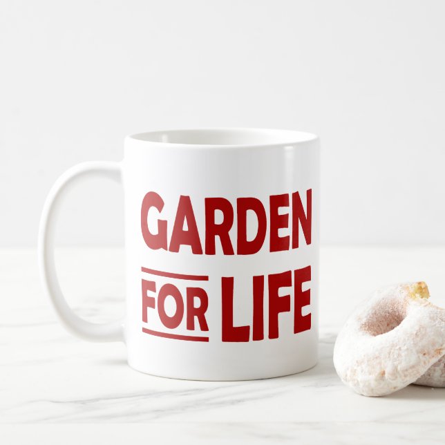 Mug Jardin pour la vie (Avec donut)