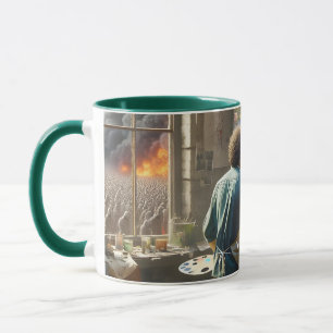 Mug Jardin rempli de fleur d'Imaginaire