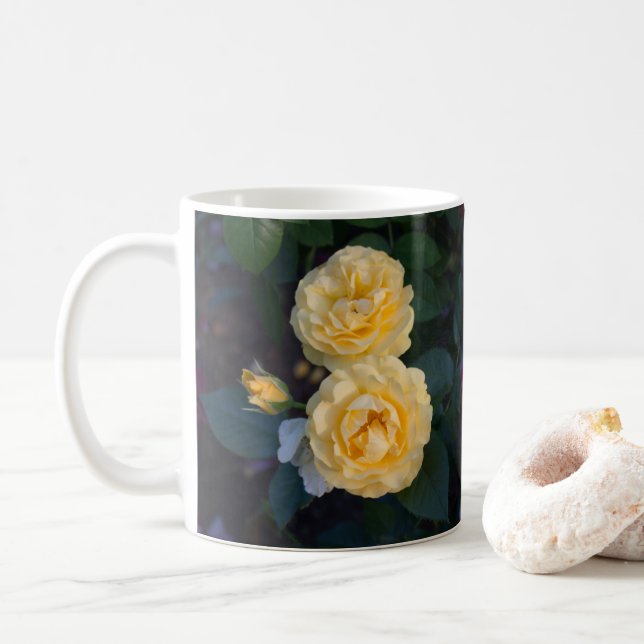 Mug Jardin Rose or (Avec donut)