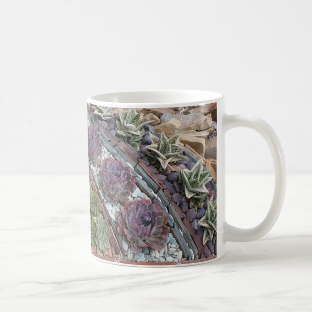 Mug Jardin succulent géométrique (Droite)
