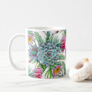 Mug Jardin Tropical de Succulentes