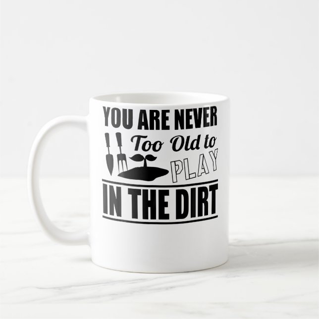 Mug Jardinage Drôle (Gauche)