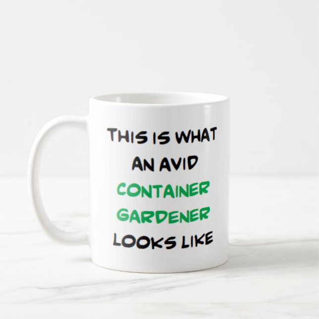 Mug jardinier à conteneurs, génial (Gauche)