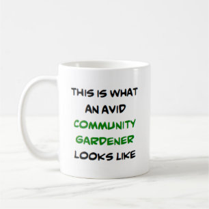 Mug jardinier communautaire, passionné