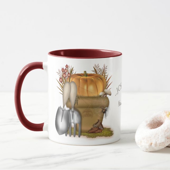 Mug Jardinier d'automne (Avec donut)