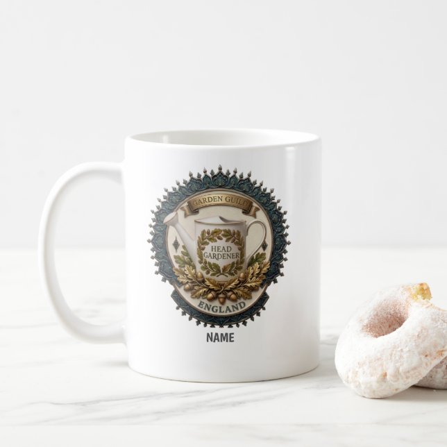 Mug Jardinier en Chef | Eau d'Héritage Britannique Per (Avec donut)