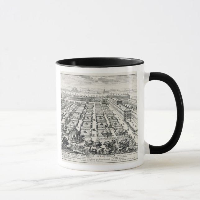 Mug Jardins du Quirinale, de 'Li Giardini di Rom (Droite)