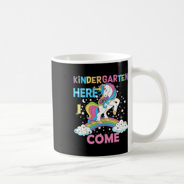 Mug J'arrive à la maternelle des licornes école matern (Droite)
