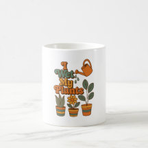 J'arrose mes plantes – Rayures Rétro 70